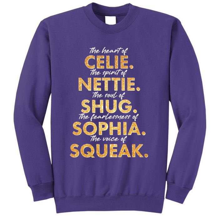 Celie Nettie Shug Sophia Squeak Sweatshirt