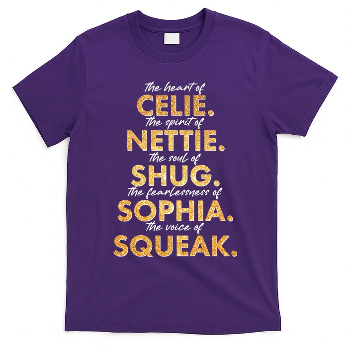 Celie Nettie Shug Sophia Squeak T-Shirt