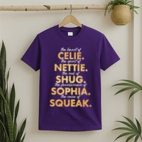 Celie Nettie Shug Sophia Squeak T-Shirt