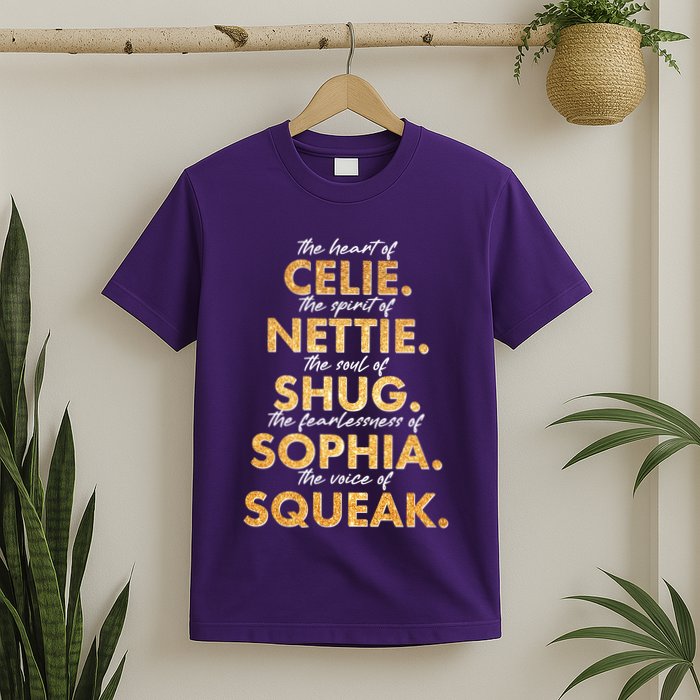 Celie Nettie Shug Sophia Squeak T-Shirt