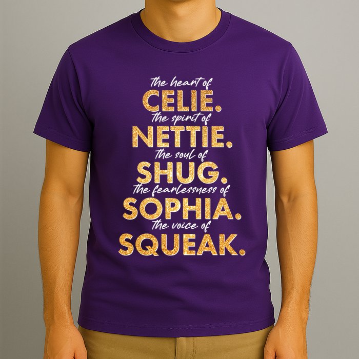 Celie Nettie Shug Sophia Squeak T-Shirt