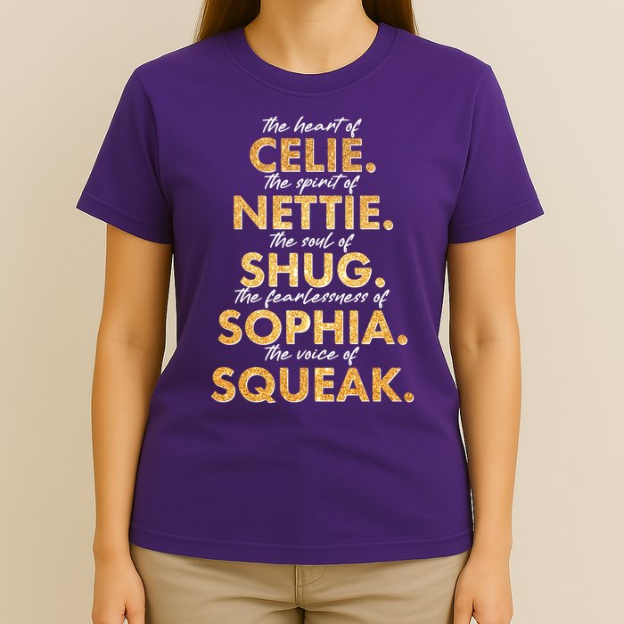 Celie Nettie Shug Sophia Squeak T-Shirt