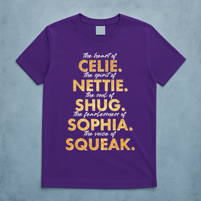 Celie Nettie Shug Sophia Squeak T-Shirt