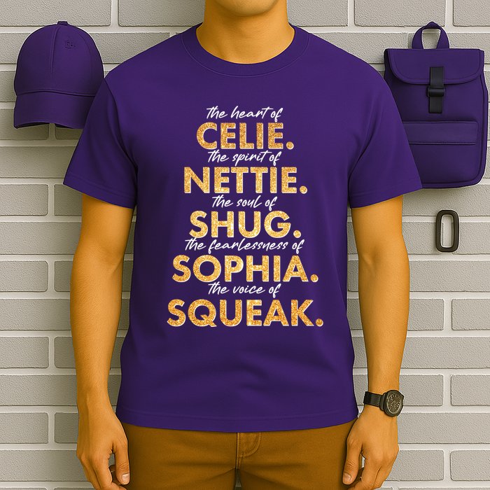 Celie Nettie Shug Sophia Squeak T-Shirt
