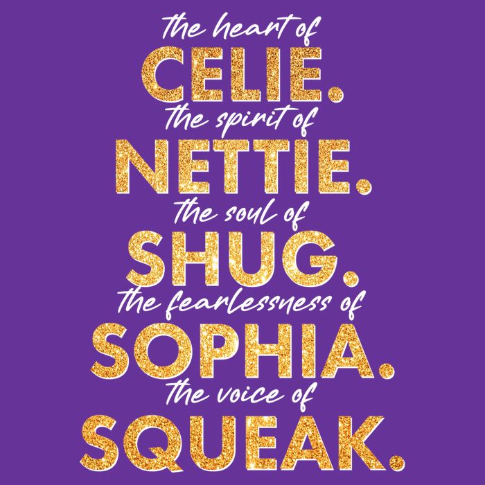 Celie Nettie Shug Sophia Squeak Button
