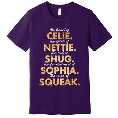 Celie Nettie Shug Sophia Squeak Premium T-Shirt