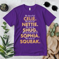 Celie Nettie Shug Sophia Squeak Premium T-Shirt