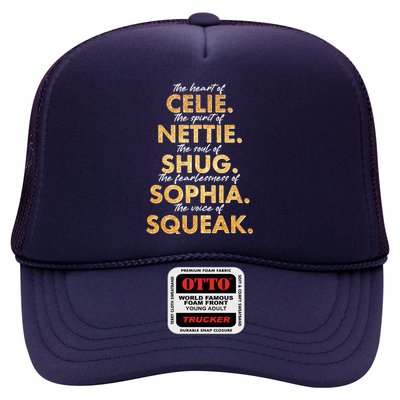 Celie Nettie Shug Sophia Squeak Trucker Hat