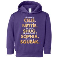 Celie Nettie Shug Sophia Squeak Toddler Hoodie