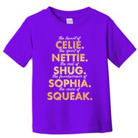 Celie Nettie Shug Sophia Squeak Toddler T-Shirt