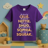 Celie Nettie Shug Sophia Squeak Toddler T-Shirt
