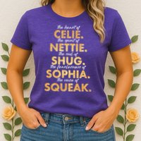 Celie Nettie Shug Sophia Squeak Womens T-Shirt