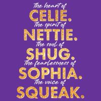 Celie Nettie Shug Sophia Squeak Women's V-Neck T-Shirt