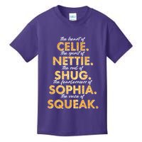 Celie Nettie Shug Sophia Squeak Kids T-Shirt