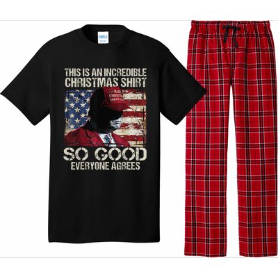 Trump Christmas Pajama So Good Everyone Agrees Funny Pajama Set