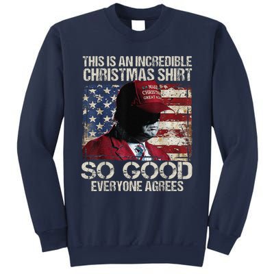 Trump Christmas Pajama So Good Everyone Agrees Funny Sweatshirt