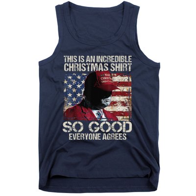 Trump Christmas Pajama So Good Everyone Agrees Funny Tank Top