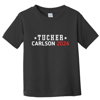 Tucker Carlson Political 2024 Election President Toddler T-Shirt