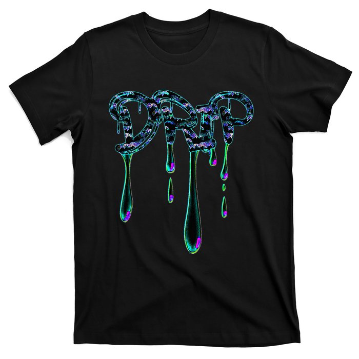 Trendingdesigns Colorful Paint Drip Design T-Shirt