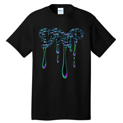 Trendingdesigns Colorful Paint Drip Design Tall T-Shirt