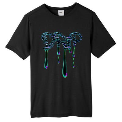 Trendingdesigns Colorful Paint Drip Design Tall Fusion ChromaSoft Performance T-Shirt