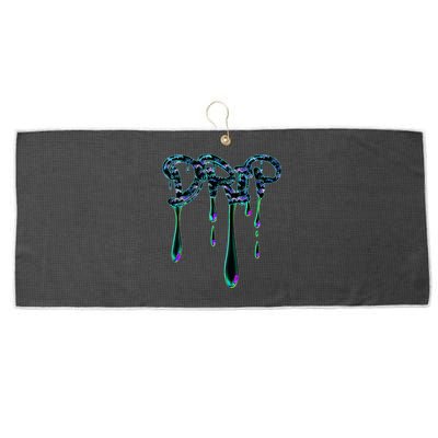 Trendingdesigns Colorful Paint Drip Design Large Microfiber Waffle Golf Towel