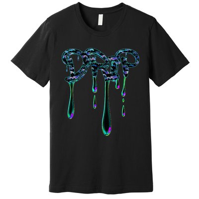 Trendingdesigns Colorful Paint Drip Design Premium T-Shirt