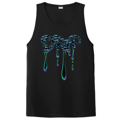 Trendingdesigns Colorful Paint Drip Design PosiCharge Competitor Tank