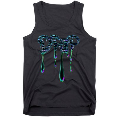 Trendingdesigns Colorful Paint Drip Design Tank Top