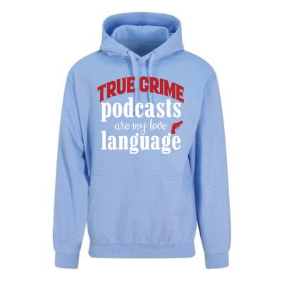 True Crime Podcasts Are My Love Language Gift Unisex Surf Hoodie