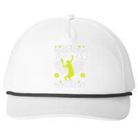 Tennis Coach Player Racket Funny Grandpa Tennis Lover Player Snapback Five-Panel Rope Hat