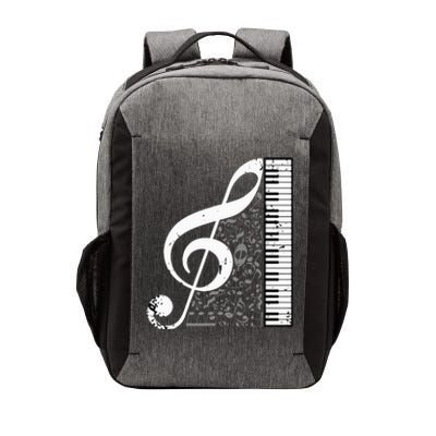 Treble Clef Piano Musical Notes Pianist Musician Instrument Vector Backpack