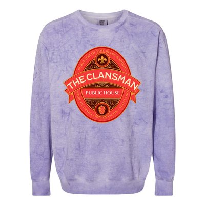 The Clansman Public House Funny Scottish Colorblast Crewneck Sweatshirt