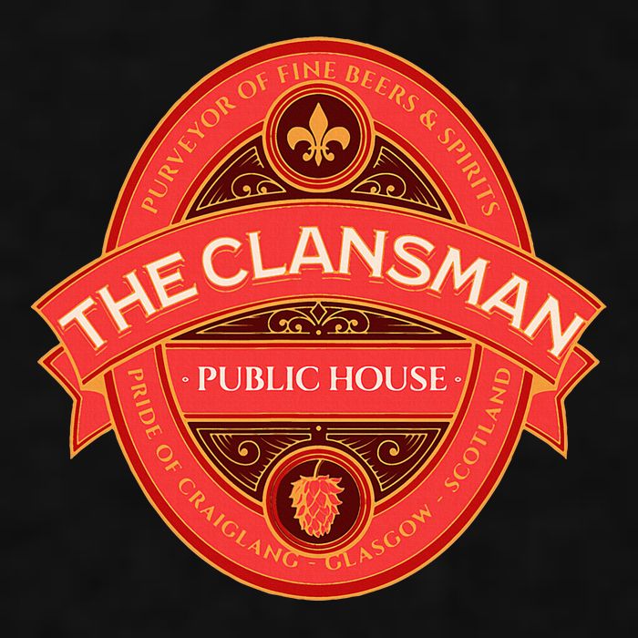 The Clansman Public House Funny Scottish Ladies PosiCharge Tri-Blend Wicking Tank