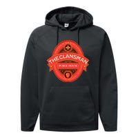 The Clansman Public House Funny Scottish Performance Fleece Hoodie