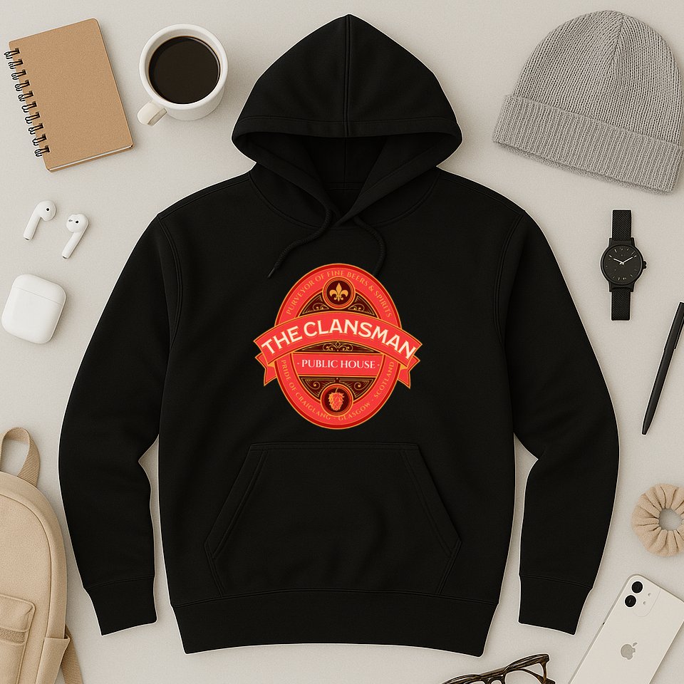 The Clansman Public House Funny Scottish Hoodie