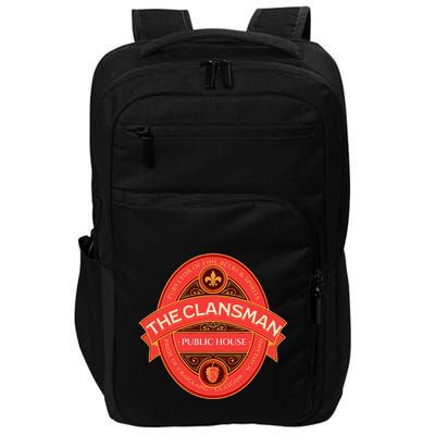 The Clansman Public House Funny Scottish Impact Tech Backpack