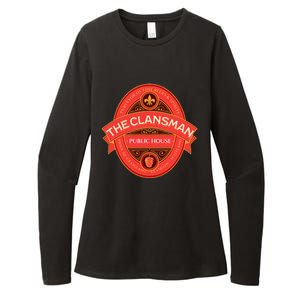 The Clansman Public House Funny Scottish Womens CVC Long Sleeve Shirt