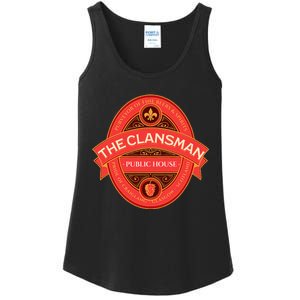 The Clansman Public House Funny Scottish Ladies Essential Tank