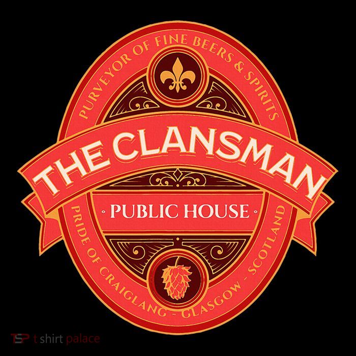 The Clansman Public House Funny Scottish Flatbill Hat