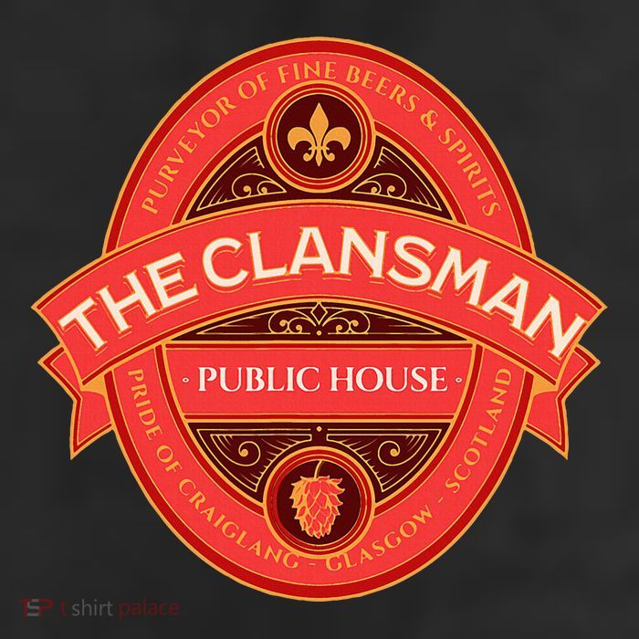 The Clansman Public House Funny Scottish 25L Jumbo Tote
