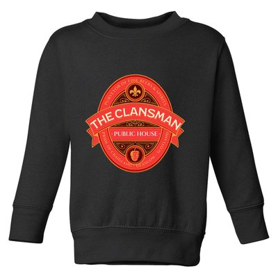 The Clansman Public House Funny Scottish Toddler Sweatshirt