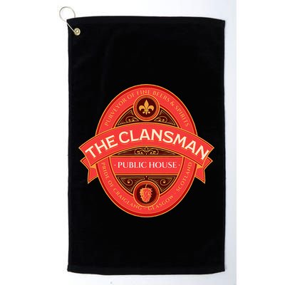 The Clansman Public House Funny Scottish Golf Towel