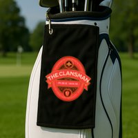 The Clansman Public House Funny Scottish Golf Towel