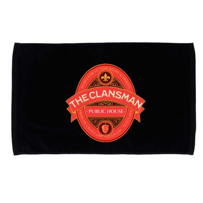The Clansman Public House Funny Scottish Microfiber Hand Towel