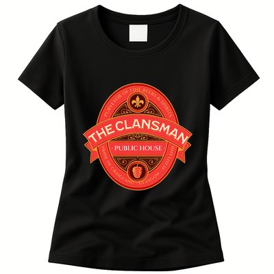 The Clansman Public House Funny Scottish Womens T-Shirt
