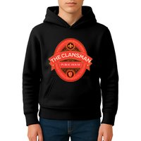 The Clansman Public House Funny Scottish Kids Hoodie