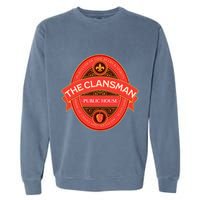 The Clansman Public House Funny Scottish Garment-Dyed Sweatshirt