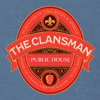 The Clansman Public House Funny Scottish Garment-Dyed Sweatshirt