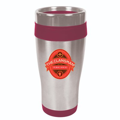 The Clansman Public House Funny Scottish 16oz Travel Tumbler